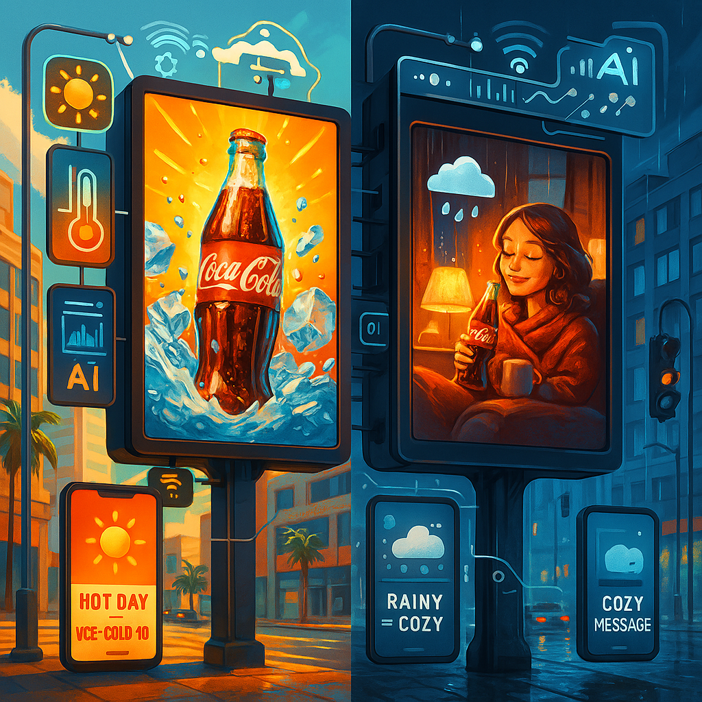 Dynamic Coca-Cola Billboards AI